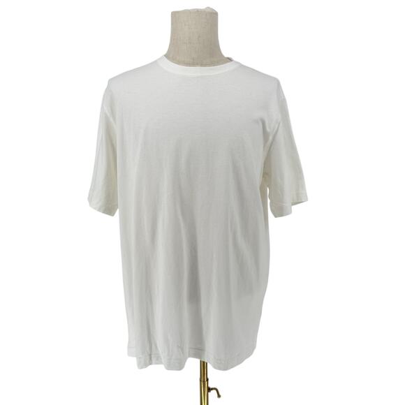 Land's End Short Sleeve Super T-Shirt Men's XL White Basic Undershirt - Picture 1 of 6